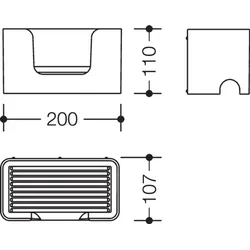 HEWI Ablagebox 802 LifeSystem von HEWI