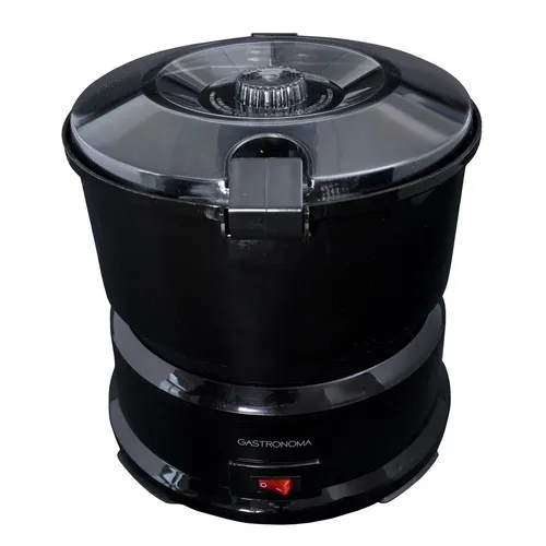 Gastronoma Melissa 18220001 - Elektrischer Aardappelschiller, schwarz, effizient und zeitsparend für die moderne Küche