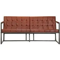 Produktbild vidaXL 3-Sitzer Sofa aus echtem Ziegenleder