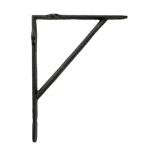 Chic Antique Wandregalhalter 2x Regalträger 23cm Eisen Schwarz - Stylische Regalträger aus robustem Eisen im antik schwarzen Design. Ideal für kreative Wandgestaltungen und zur sicheren Befestigung von Regalen.
