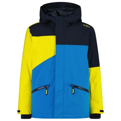 CMP KID Jacket FIX Hood b.blue-royal blue-winter sun (27NU) 164