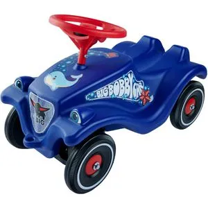 Bobby-Car Classic Ocean, Rutscher blau/rot - Vierrädriger Rutscher für Kleinkinder ab 12 Monaten, mit einer Tragkraft von 50 kg - ideal für Spielspaß und Mobilität im Freien.