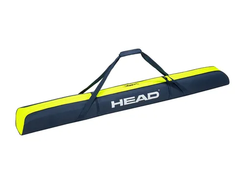 HEAD Single Skibag - Skitasche - Erhältlich in 175cm und 195cm, mit zentralem Reißverschluss für einfaches Packen und Kompressionsstraps für kompakte Aufbewahrung. Stilvolles Design für den modernen Skifahrer.