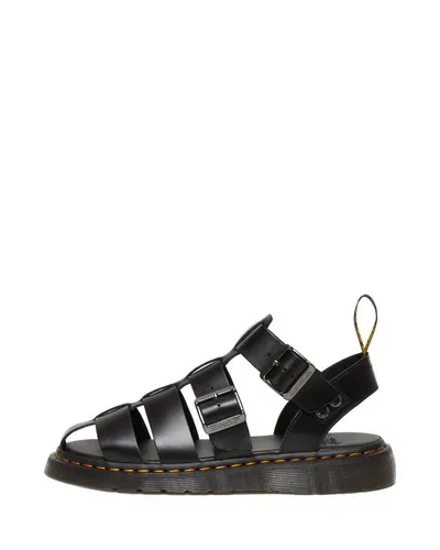 DR. MARTENS GARIN Brando Sandale schwarz 44 EU - Wanderschuhe, robuste Sandale aus hochwertigem Leder mit Blockabsatz für optimalen Komfort bei Outdoor-Aktivitäten.