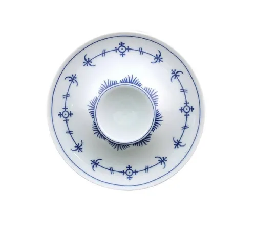 Winterling® Porzellan Germany Eierbecher Winterling Indischblau Eierbecher mit Ablage
