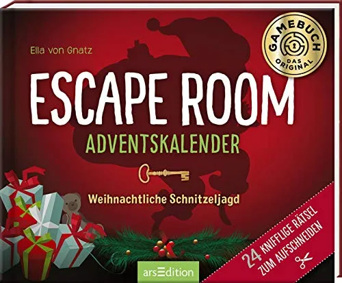 Escape Room Adventskalender: Weihnachtliche Schnitzeljagd - Bücher, 24 spannende Rätsel für die Adventszeit, ideal für Familien und Freunde, um gemeinsam Spaß zu haben und die Vorfreude auf Weihnachten zu steigern.