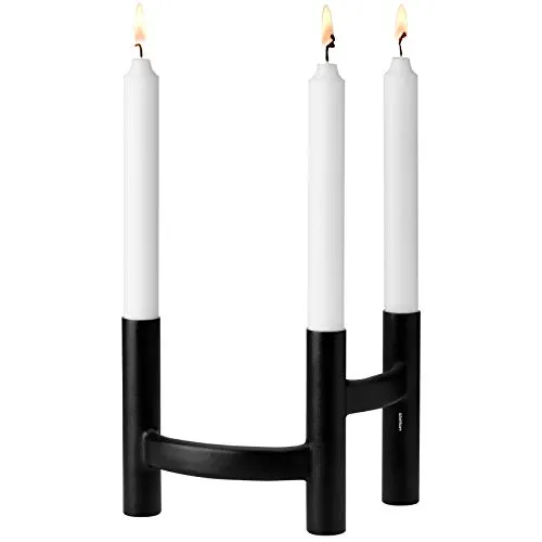 Stelton Ora Kerzenständer in schwarz von Stelton