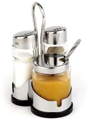 APS Salz-, Pfeffer- und Senfkorb ECONOMIC 40457, 3 Stück