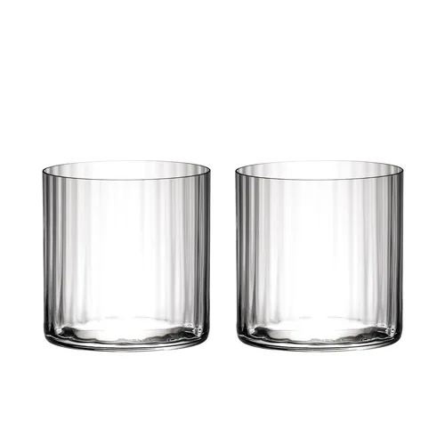 RIEDEL H2O Optic All Purpose Tumbler - Eleganter Tumbler für Wasser und Cocktails, aus hochwertigem Kristallglas, ideal für stilvolles Trinken in jedem Auto oder Motorrad.