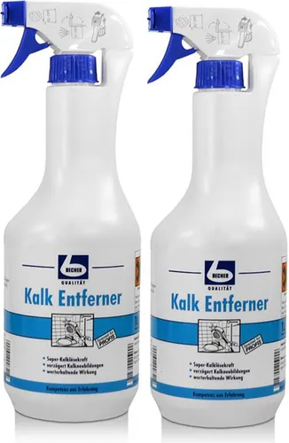 Dr. Becher Kalk Entferner 1L löst mühelos Kalk von Gegenständen (2er Pack)