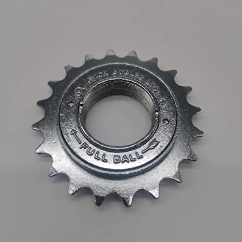 Bematrix Avon Zahnkranz Singlespeed Ritzel 20 Zähne BMX Freilauf BSA 1/2 x 1/8 Silber