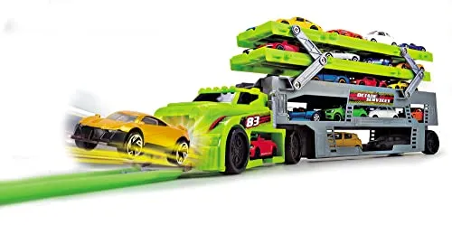 Dickie Toys 203747002 Stack and Store Transporter Autotransporter mit Platz für 36 Fahrzeuge