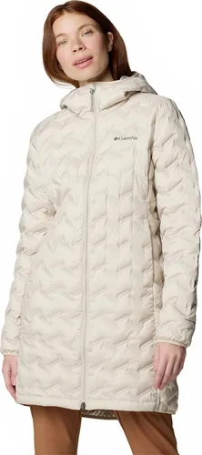 Columbia Delta Ridge II Long Down Jacket - Outdoor Freizeitjacke für Damen mit 650 Fill-Power Daunenisolierung, wasserabweisend und Omni-Heat Technologie für optimale Wärme und Komfort bei kaltem Wetter.
