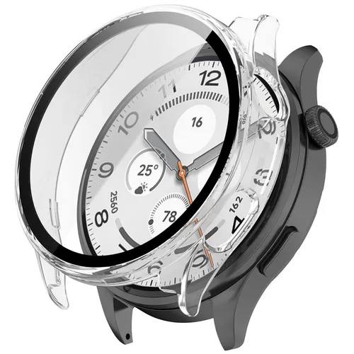 Smartwatch Hülle + Schutzglas für Xiaomi Watch 5 Schutz Gehäuse Transparent