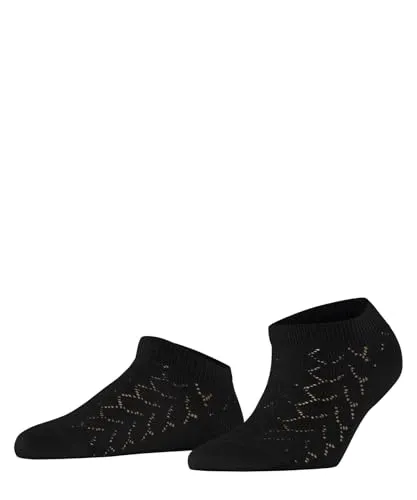 FALKE Damen Sneakersocken Family Special Edition W Sn Baumwolle kurz einfarbig 1 Paar, Schwarz Black 3000, 35-38