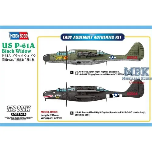 HOBBY BOSS HB87261 Northrop P-61A Black Widow