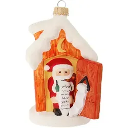 Krebs Glas Lauscha Christbaumschmuck, Braun, Glas, 7x12x8 cm, Dekoration, Weihnachtsdekoration, Weihnachtsbaumschmuck