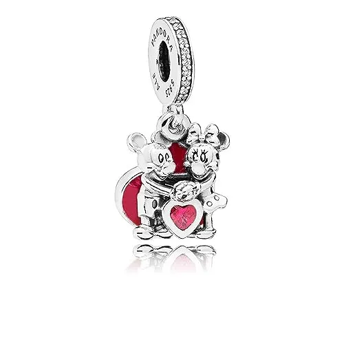 Pandora Bead Charms 925 Sterlingsilber 797769CZR - Minnie & Mickey - Charm aus 925er Sterling Silber mit funkelnden Cubic Zirkonia. Ideal für die individuelle Gestaltung Ihrer Schmuckkollektion. Länge: 25 mm.