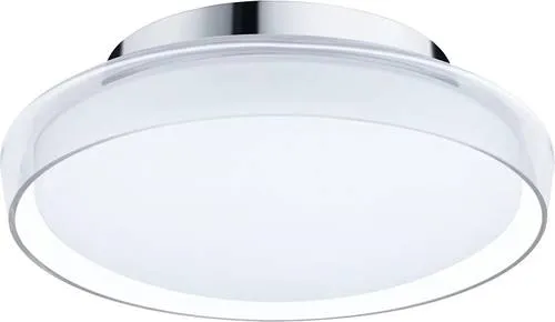 Paulmann Luena LED-Feuchtraumleuchte 11.5W Warmweiß - Moderne LED Deckenleuchte aus Vollglas mit 600lm, spritzwassergeschützt (IP44) und werkzeuglosem Bajonett-Verschluss. Ideal für Bäder und Feuchträume.