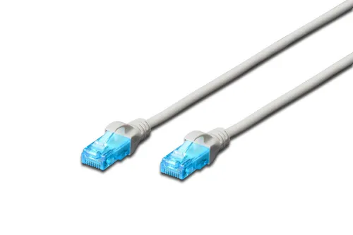 Digitus Patch-Kabel RJ-45 (M) zu RJ-45 (M) 0.25 m CCA U/UTP Cat 5e grau (DK-1512-0025)