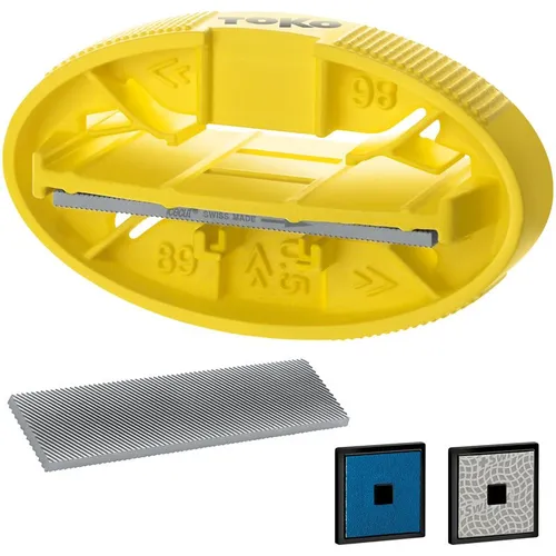 Toko Ergo Race Kit neutral (0000) - Werkzeuge für Pflege und Wartung von Langlaufskiern – Ergonomisches Design für präzises Schärfen der Kanten, inklusive Feile und Polierwerkzeug für optimale Ski-Leistung.