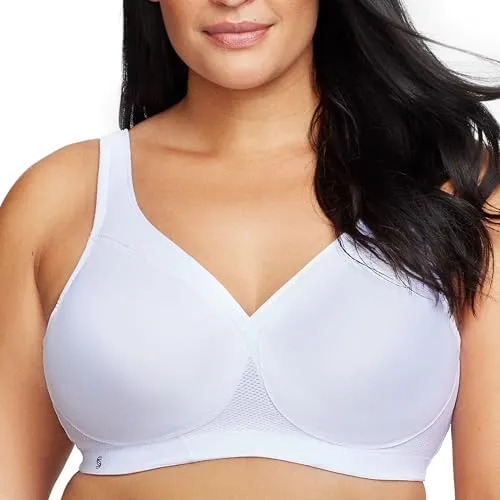Glamorise Damen 1080 T-Shirt Bra, Weiß, 100E