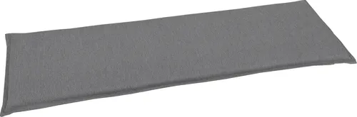 GO-DE Textil Bank-Auflage 148cm grau - Gartenmöbelauflage mit hochwertiger Schaum-Vliesfüllung, wasserabweisend und ideal für einen komfortablen Outdoor-Sitz. Modernes Design für stilvolle Akzente im Garten.