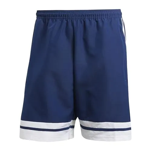 adidas Herren SQUADRA25 Downtime Woven Short - Trainingsbekleidung aus 100 % recyceltem Polyester mit AEROREADY-Technologie und praktischen seitlichen Reißverschlusstaschen für optimalen Komfort.