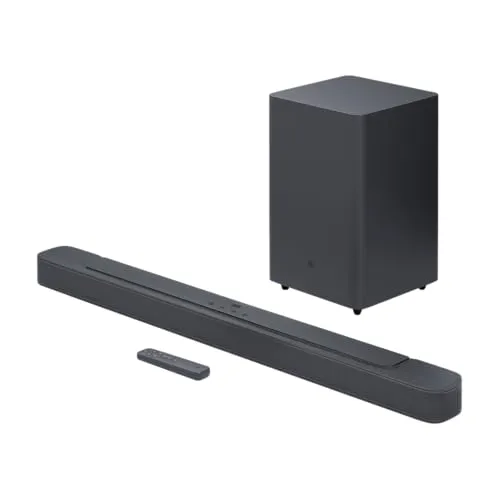 JBL Bar 2.1 Deep Bass MK2 – 2.1-Kanal-Soundbar mit kabellosem Subwoofer für Heimkino-Sound