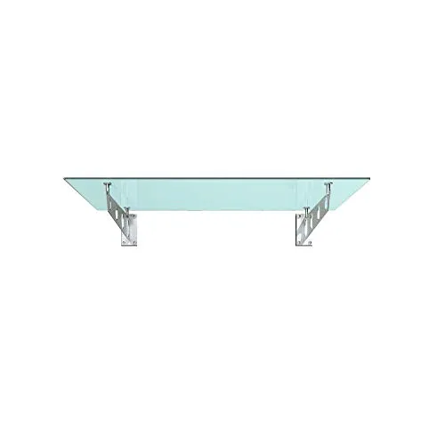 BuyLando Glasvordach - Modell Milchglas - VSG Glas mit Edelstahlhaltern - Elegantes Vordach aus hochwertigem VSG-Glas, ausgestattet mit robusten Edelstahlhaltern. Ideal für verschiedene Breiten (120-250 cm) und sorgt für stilvollen Schutz vor Witterungseinflüssen.