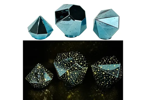 Online-Fuchs LED Dekoobjekt in blau von Online Fuchs