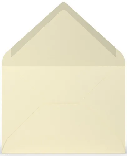 Rössler Briefumschlag Briefumschläge Coloretti VE=5 Stück B6 creme