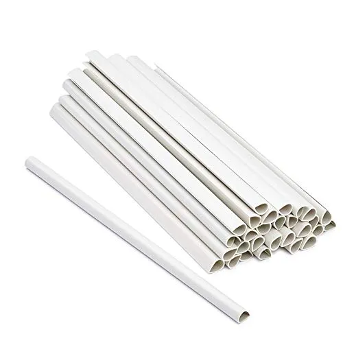 Estexo 30 Stück Befestigungsclips für PVC Sichtschutz-Streifen, Clip, Sichtschutz, Befestigung (Hellgrau)
