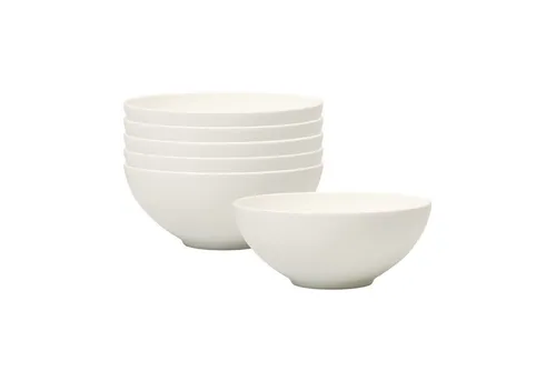 Villeroy & Boch Royal Dessertschale 6er Set - Ø 15,3 cm - Elegante 6er Set Dessertschalen aus hochwertigem Premium Bone Porcelain, ideal für Vorspeisen und Desserts. Spülmaschinen- und mikrowellenfest, vereinen sie klassisches Design mit praktischen Eigenschaften.