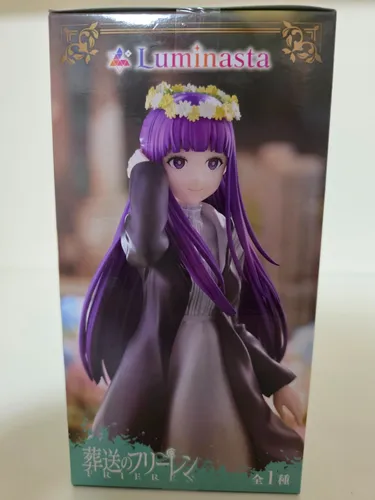 Sega Frieren: Beyond Journey´s End Luminasta Fern Flower Garden Figur - Actionfigur der 18 cm großen PVC Statue von Fern aus dem Anime 'Frieren: Beyond Journey's End', ideal für Sammler und Fans, kommt in einer bedruckten Box.