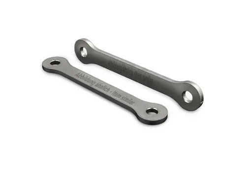 Heckhöherlegung 15 mm für Ninja H2 1000SX/SE BJ 2018-22 - Erhöhen Sie die Heckhöhe Ihres Motorrads um 15 mm für eine verbesserte Fahrstabilität. Hergestellt aus hochwertigem Edelstahl in Deutschland, ideal für den professionellen Einsatz.