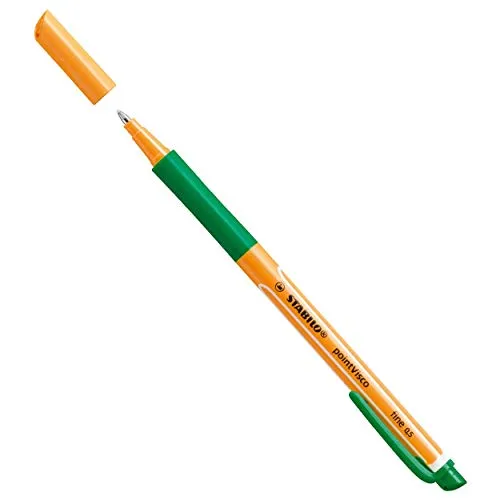 STABILO PointVisco-Rollschreiber, 0,5 mm, Grün, 3 Stück