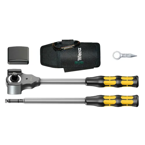 Wera 8002 C KOLOSS All Inclusive Set - 5-teiliges Ratschenschlüssel Set mit 1/2