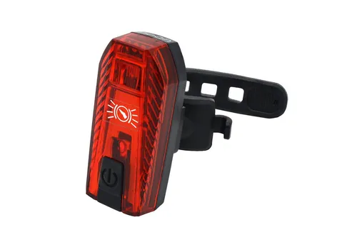 nean Fahrrad-Rücklicht Akku, mit Bremslichtanzeige und StVZO-Zulassung, 5,5 Candela