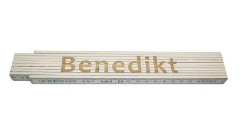 Zollstock Benedikt 2 m weiß Zollstock