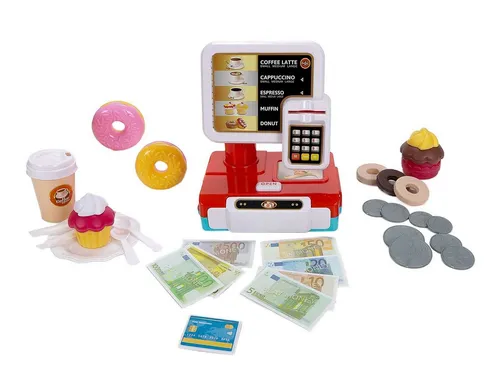 Bubble-Store Spielkasse Spielzeug Registrierkasse mit Tonfunktion, Spielzeugkasse für Kinder