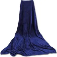 Bestgoodies Mikrofaser Decke Blau Mittelblau 60 x 80 cm