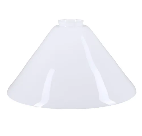 Home4Living Lampenschirm Schusterschirm Ø 290mm - Dekorativer Schusterschirm aus weiß glänzendem Opalglas, ideal für Pendel-, Wand- und Tischleuchten. Durchmesser 290mm, E27 Fassung – perfekt für stimmungsvolle Beleuchtung in jedem Raum.