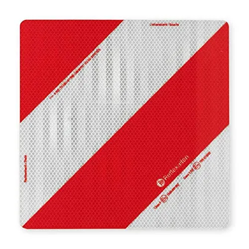 Kleine Nachtparkwarntafel Stahlblech starr 282 x 282 mm Parkwarntafel Warntafel links- oder rechtsweisend