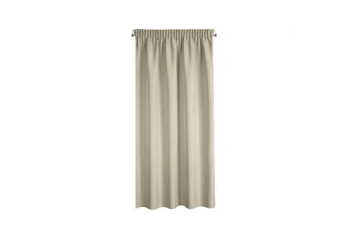 Produktbild Eurofirany Vorhang Einfarbiger Vorhang – Blickdichter Stoff mit matter Oberfläche, Kräuselband, Satinbindung, pflegeleicht, 140 g/m² – 100 % Polyester