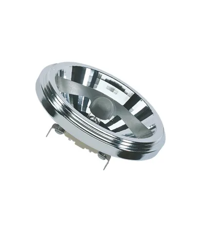 Osram HALOSPOT 111 50W G53 - Hochwertige Energiesparlampe - Energiesparlampe mit 510 lm Lichtstrom und warmweißer Lichtfarbe, ideal für eine angenehme Beleuchtung in Wohnräumen und Geschäftsräumen.