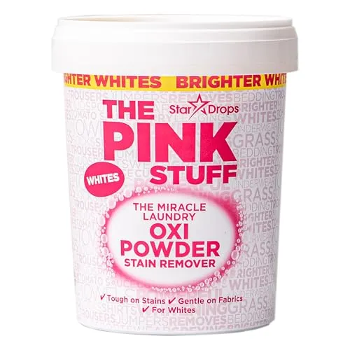 Stardrops The Pink Stuff Miracle Laundry Oxi-Pulver-Fleckenentferner, Weiß, 1 kg