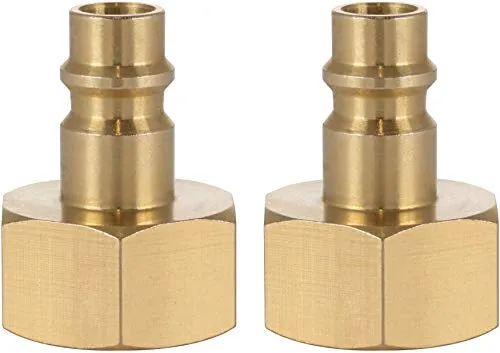 Poppstar 2x Druckluft-Stecknippel NW 7,2 mit 1/2 Zoll Innengewinde für Druckluft-Anschluss