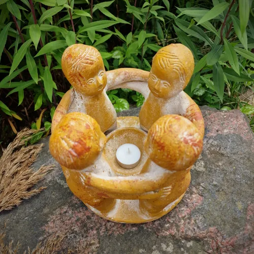 Kerzenständer Gelb von Budawi®