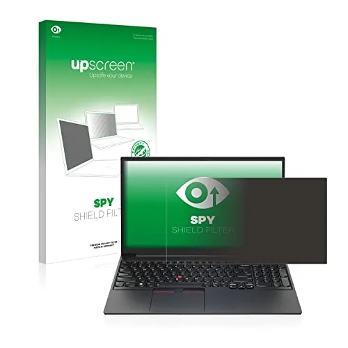 upscreen Blickschutzfilter für Lenovo ThinkPad E15 Gen 4 - Privatsphäre & Blaulichtschutz - Displayschutz für tragbare Computer mit 60° Blickschutz und antibakterieller Oberfläche, reduziert Blaulicht-Emissionen um bis zu 60% für besseren Schlaf und augenschonenden Schutz.